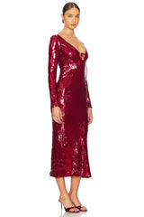 Verona Sequin Maxi Dress