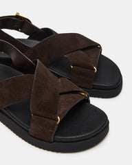 Donelli Brown Suede