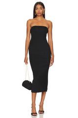 Lorenza Column Midi Dress