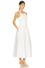 Aliah High Neck Midi Dress