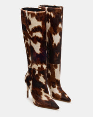 Nitro Brown Cow Print