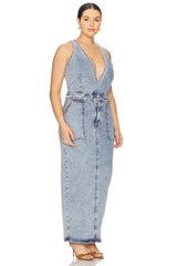 Fit For Success V-neck Maxi Dress