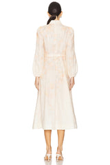 Crush Buttoned Midi Dress