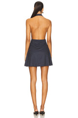 x REVOLVE Halter Cowl Mini Dress