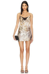 Mirage Printed Dress With Bra