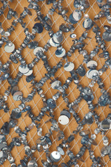 Sequin High Low Midi Dress