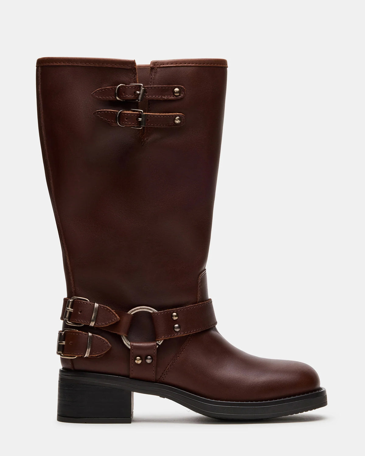 Astor Brown Leather Wide Calf