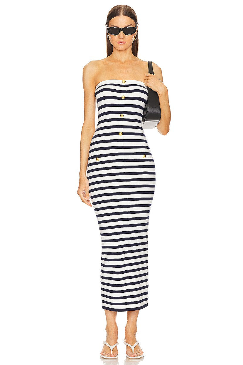 by Marianna Addison Striped Dress