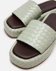 Beachy Quilted Pistachio