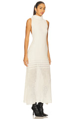 Harley Sweater Maxi Dress In Ivory