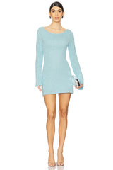 x Revolve Maya Longsleeve Mini Dress - Baia Blue