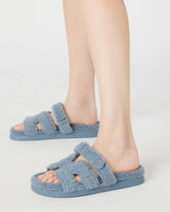 Mayven Faux Shearling Blue - Sm Rebooted