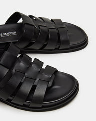 Marvyn Black Leather