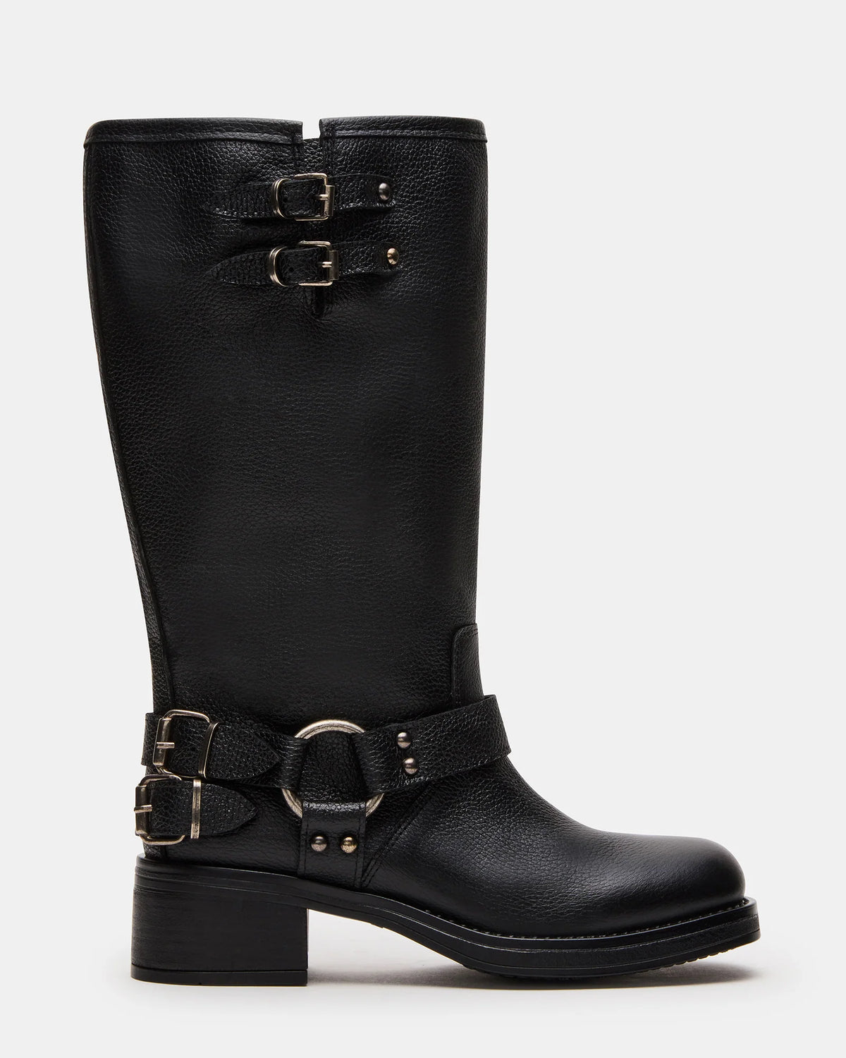 Astor Black Leather Wide Calf
