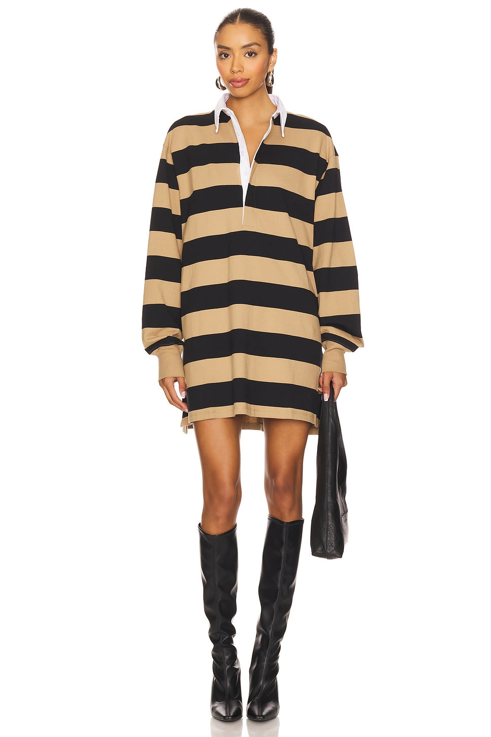 Jersey Polo Mini Dress