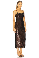 Anette Sequin Midi Dress