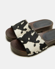 Cento Black Cow Print