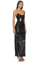 Jessie Sequin Maxi Dress