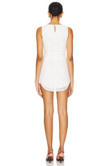 Cascia Embroidered Mini Dress