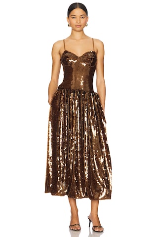 Sequin Midi Dress