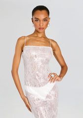 Odessa Sequin Feather Dress