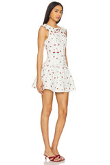 Beaded Cherries Mini Dress