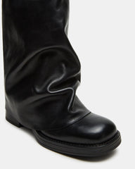 Benton Black Leather