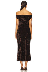 Brylie Velvet Maxi Dress