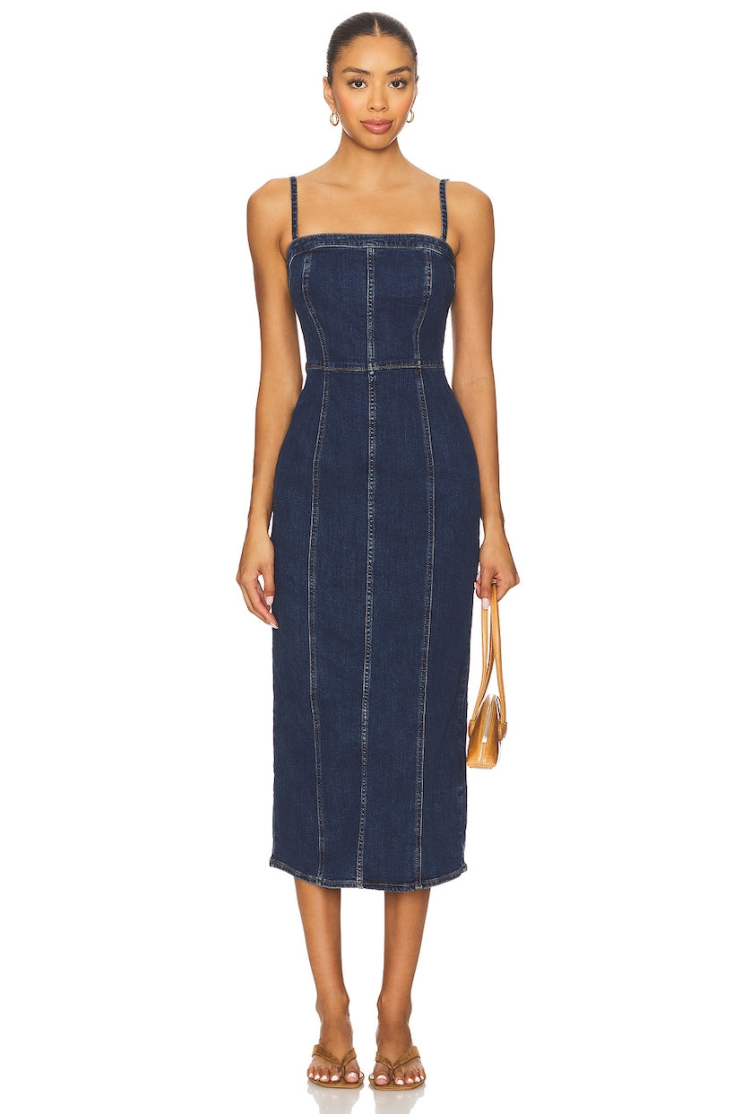 Seamed Bustier Dress