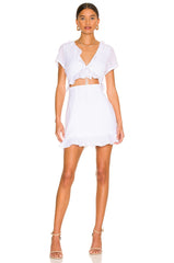 Mia Ruffle Tie Dress