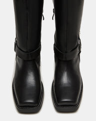 Hawkins Black Leather