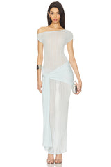 Callie Sheer Midi Knit Dress