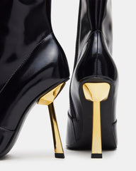 Damian Black Leather