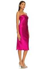 Shiran Strapless Midi Dress