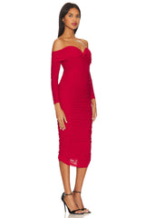 Helena Midi Mesh Dress