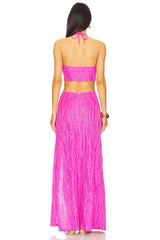 Double Loop Bandeau Long Dress