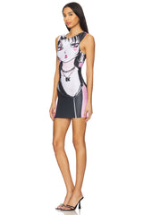 Anime Print Dress