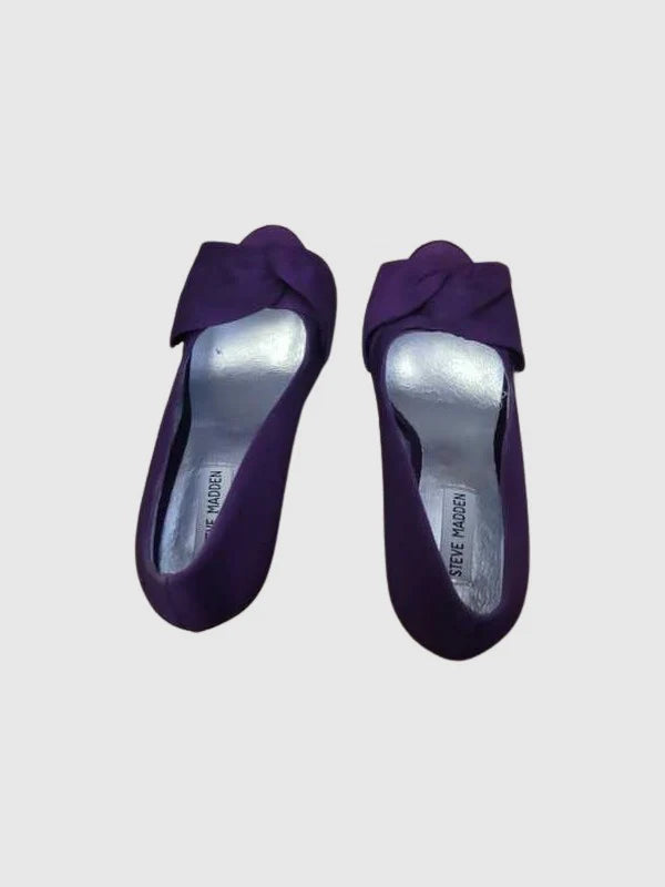 Moskow Purple Fabric Heels - Sm Rebooted