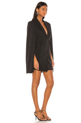 Boss Lady Mini Cape Dress