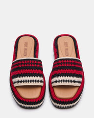 Beachy Woven Red Multi