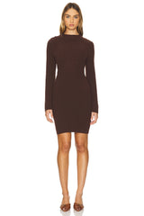 Ryan Mock Neck Mini Dress