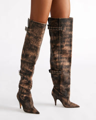 Baddie Brown Distressed - Sm Rebooted