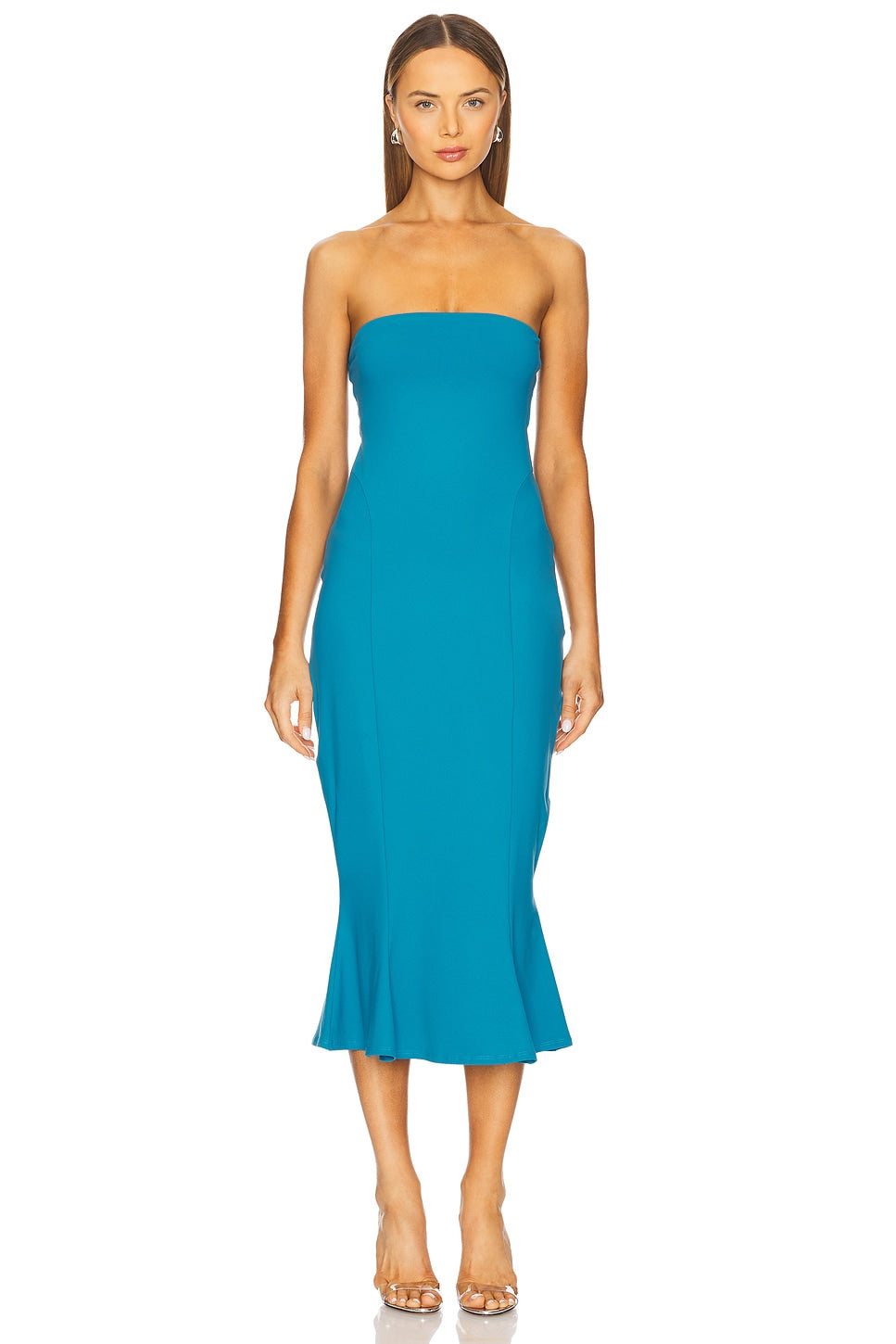 Tube Trumpet Midi Dress