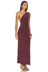 Amelia One Shoulder Maxi Dress