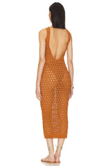 Theola Open Stitch Dress