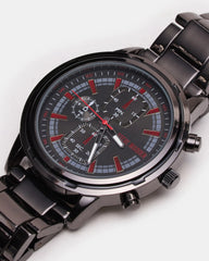 Men'S Stainless Steel Watch Black