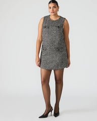 Louie Dress Black/White