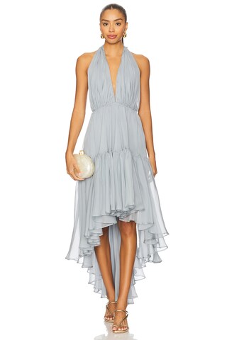 x REVOLVE Leona High Low Ruffle Dress