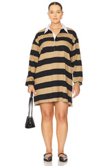 Jersey Polo Mini Dress