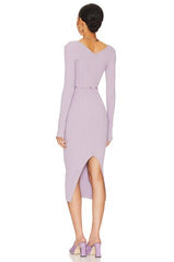 Delaire Button Off Midi Dress